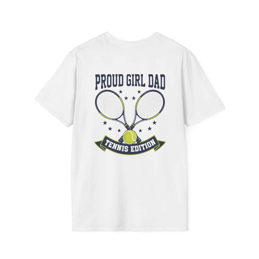 Proud Girl Dad Tennis T-Shirt
