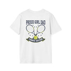 Proud Girl Dad Tennis T-Shirt