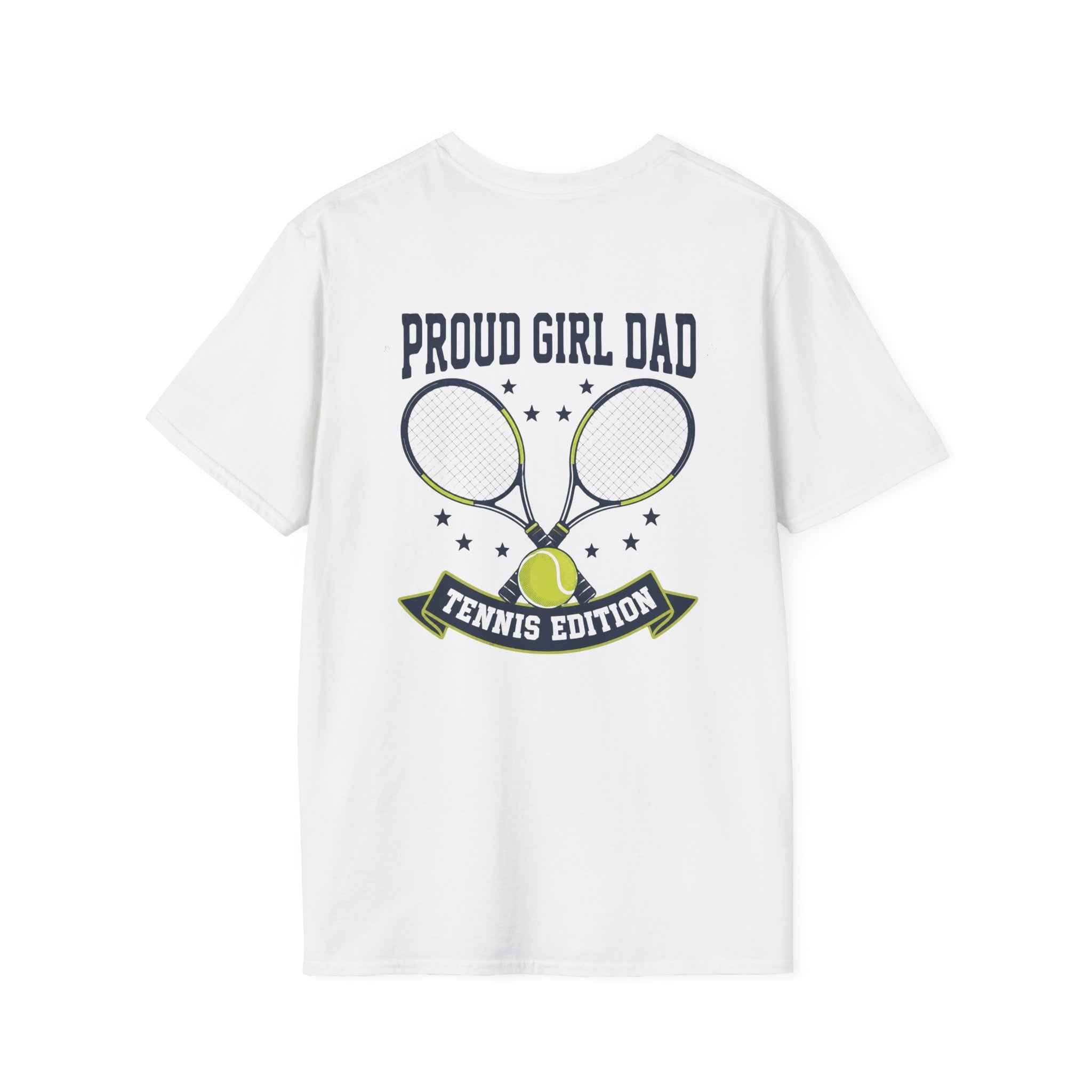 Proud Girl Dad Tennis T-Shirt