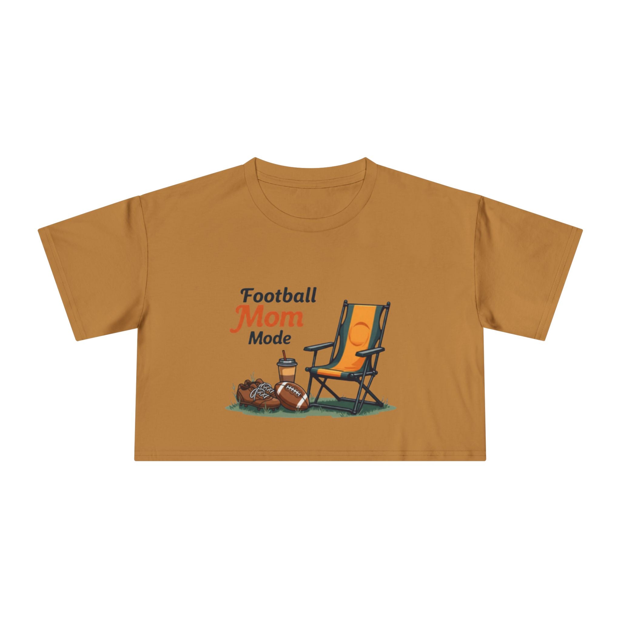 Football Mom Mode Crop Tee - Magnolia Wild SC