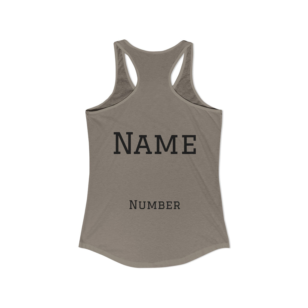 Mom Tennis Mom Racerback Tank – Personalized Name & Number Option | Lightweight Women’s Tennis Tank Top - Magnolia Wild SC