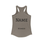Mom Tennis Mom Racerback Tank – Personalized Name & Number Option | Lightweight Women’s Tennis Tank Top - Magnolia Wild SC