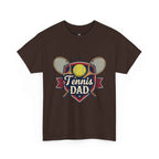 Retro Badge Style: The Vintage Tennis Dad Shield Tee