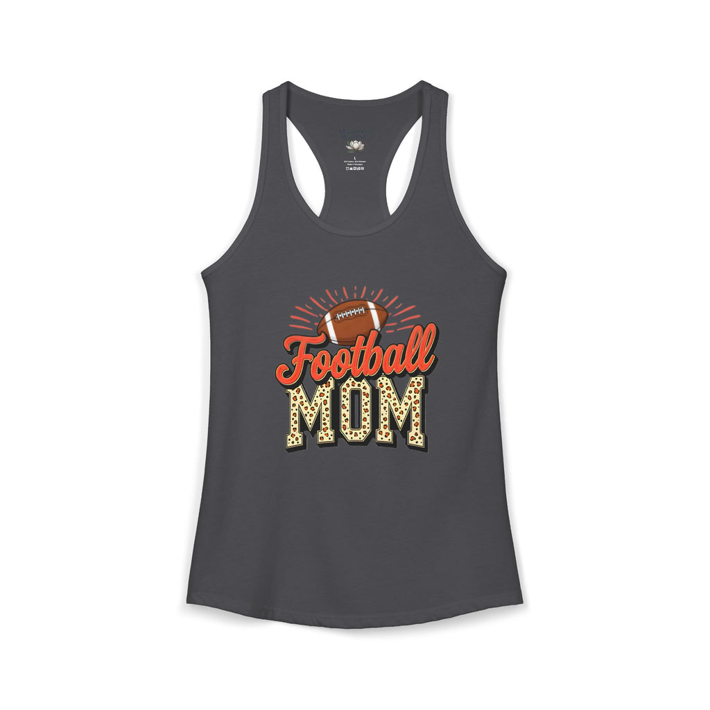 Football Mom Racerback Tank – Personalized Name & Number Option | Lightweight Women’s Football Tank Top - Magnolia Wild SC