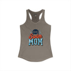 Swim Mom Racerback Tank – Personalized Name & Number Option | Lightweight Women’s Swim Tank Top - Magnolia Wild SC
