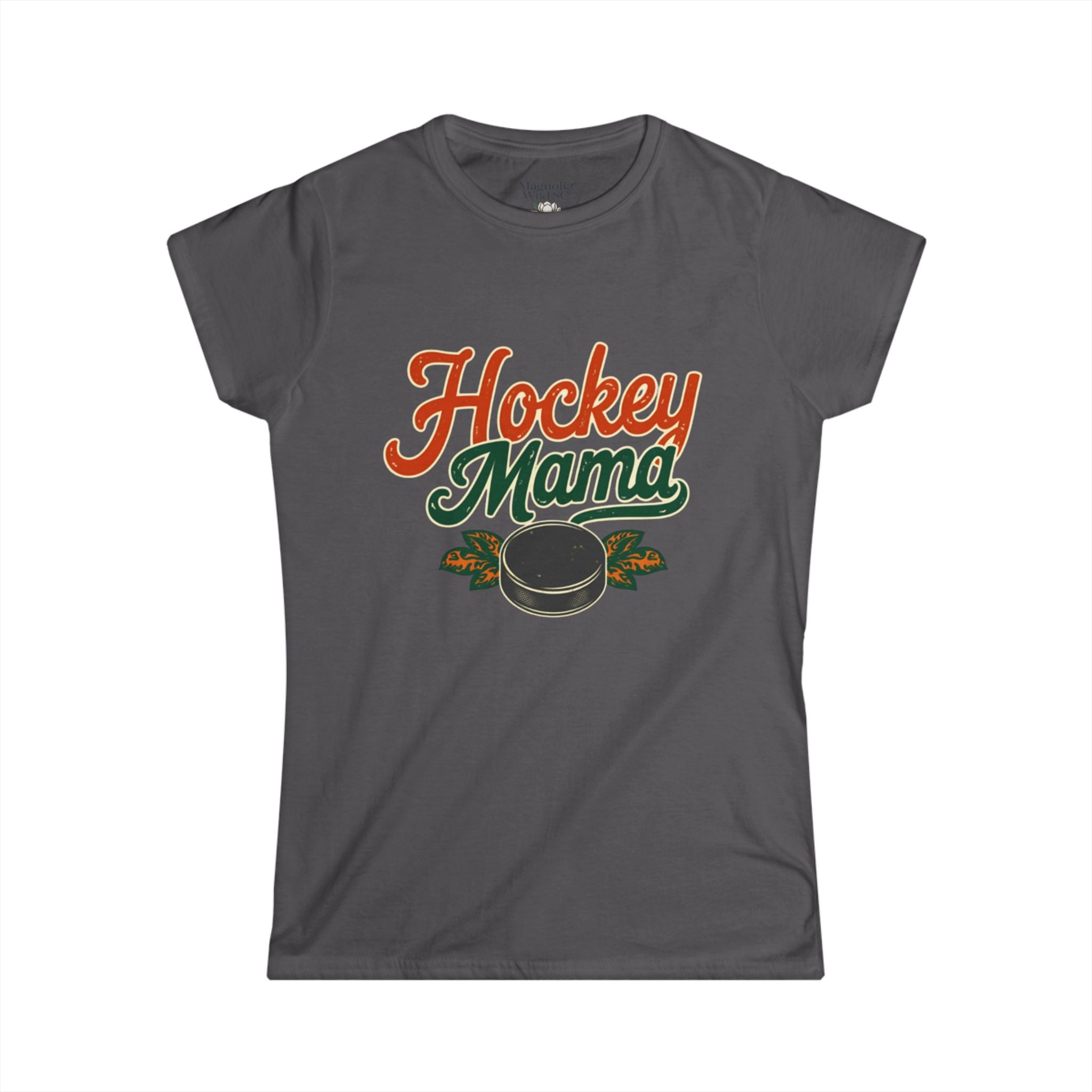 Vintage Inspired Hockey Mama Tee - Magnolia Wild SC