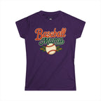 Retro Baseball Mom Tee - Magnolia Wild SC