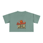 Basketball Mom Cheetah Print Women's Crop Tee - Magnolia Wild SC