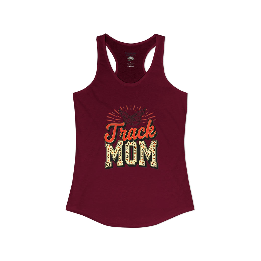 Track Mom Racerback Tank – Personalized Name & Number Option - Magnolia Wild SC
