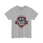 Retro Badge Style: The Vintage Swim Dad Shield Tee