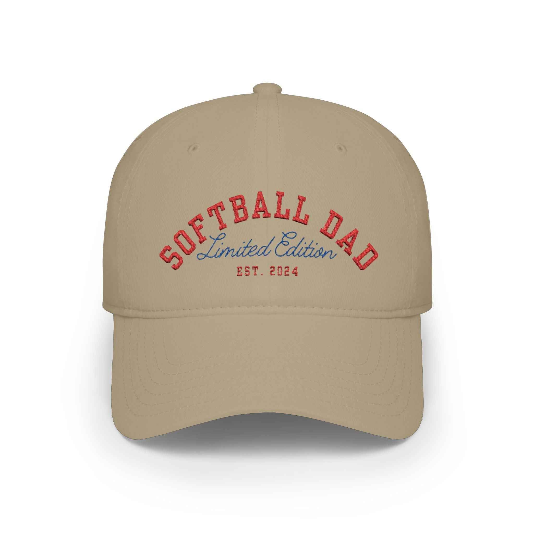 Personalized Softball Dad Baseball Cap — Limited Edition "Established [Year]"
