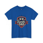 Retro Badge Style: The Vintage Swim Dad Shield Tee - Magnolia Wild SC