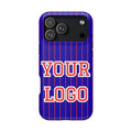 Personalized Baseball Jersey iPhone Case — Team Logo, Player Name & Number Customizable - Magnolia Wild SC