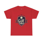 Retro Badge Style: The Vintage Golf Dad Shield Tee