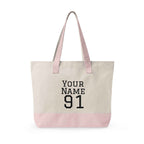 Personalized Baseball Mom Zipppered Tote - ‘Can’t Keep Calm, It’s Game Day’ Tote