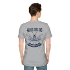 Proud Girl Dad Swim T-Shirt - Perfect Gift for Swim Dads - Magnolia Wild SC
