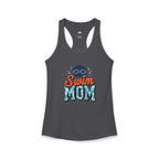 Swim Mom Racerback Tank – Personalized Name & Number Option | Lightweight Women’s Swim Tank Top - Magnolia Wild SC
