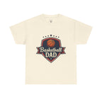 Retro Court Style: The Vintage Basketball Dad Shield Tee - Magnolia Wild SC