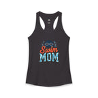 Swim Mom Racerback Tank – Personalized Name & Number Option | Lightweight Women’s Swim Tank Top - Magnolia Wild SC