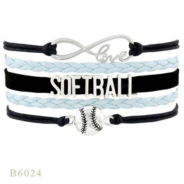 Softball Team Spirit Braided Bracelet — For Fans and Families - Magnolia Wild SC