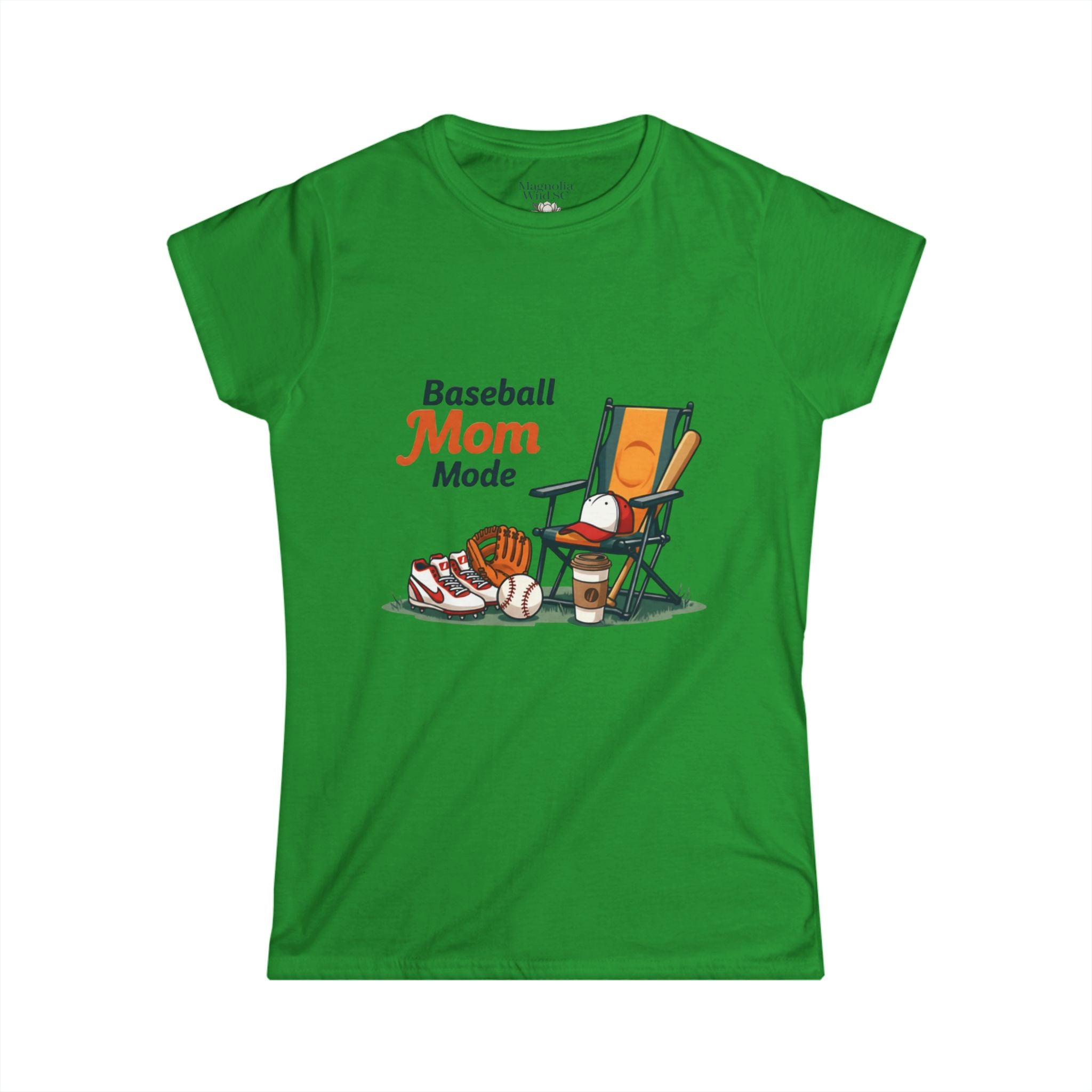 Baseball Mom Mode Tee - Magnolia Wild SC