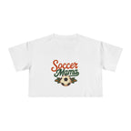Soccer Mama Crop Tee | Retro Soccer Graphic, Mom Sports Top - Magnolia Wild SC