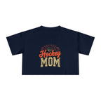 Hockey Mom Cheetah Print Women's Crop Tee - Magnolia Wild SC