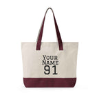 Personalized Baseball Mom Zipppered Tote - ‘Can’t Keep Calm, It’s Game Day’ Tote