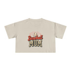Baseball Mom Cheetah Print Women's Crop Tee - Magnolia Wild SC