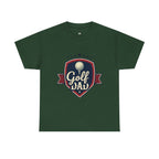 Retro Badge Style: The Vintage Golf Dad Shield Tee