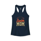 Swim Mom Racerback Tank – Personalized Name & Number Option