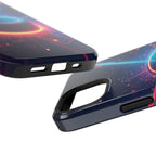 Neon Laser Hockey Puck Impact-Resistant Phone Case - Magnolia Wild SC