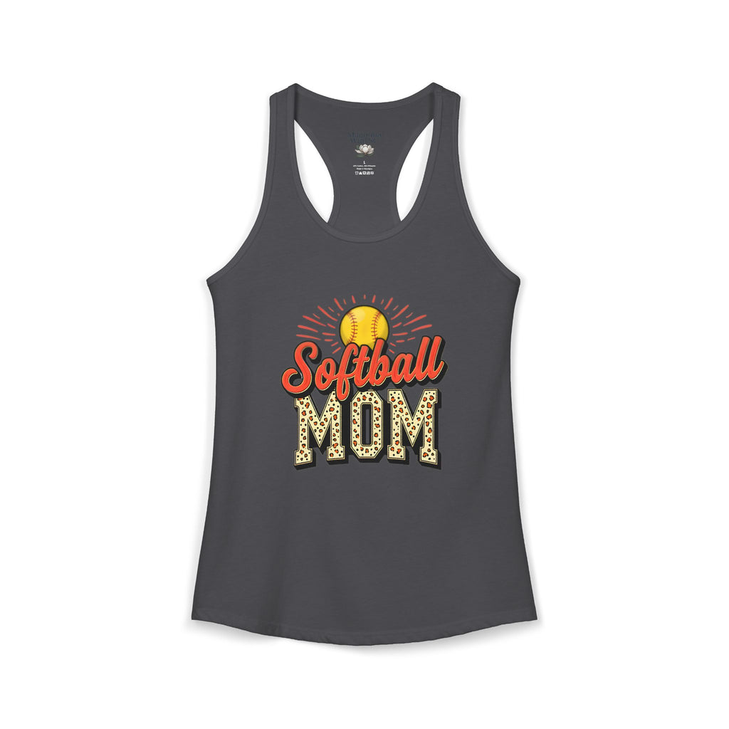 Softball Mom Racerback Tank – Personalized Name & Number Option - Magnolia Wild SC
