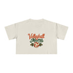 Volleyball Mama Crop Tee | Retro Volleyball Graphic, Mom Sports Top - Magnolia Wild SC