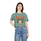 Baseball Mama Crop Tee | Retro Baseball Graphic, Mom Sports Top - Magnolia Wild SC