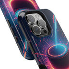 Neon Laser Hockey Puck Impact-Resistant Phone Case - Magnolia Wild SC