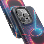 Neon Laser Hockey Puck Impact-Resistant Phone Case - Magnolia Wild SC