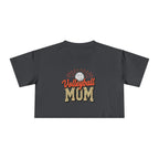 Volleyball Mom Cheetah Print Women's Crop Tee - Magnolia Wild SC