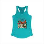 Track Mom Racerback Tank – Personalized Name & Number Option