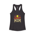 Mom Tennis Mom Racerback Tank – Personalized Name & Number Option | Lightweight Women’s Tennis Tank Top - Magnolia Wild SC