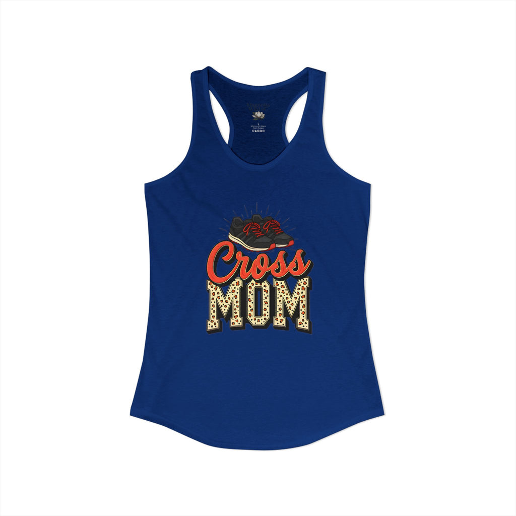 Mom Cross Country Mom Racerback Tank – Personalized Name & Number Option - Magnolia Wild SC