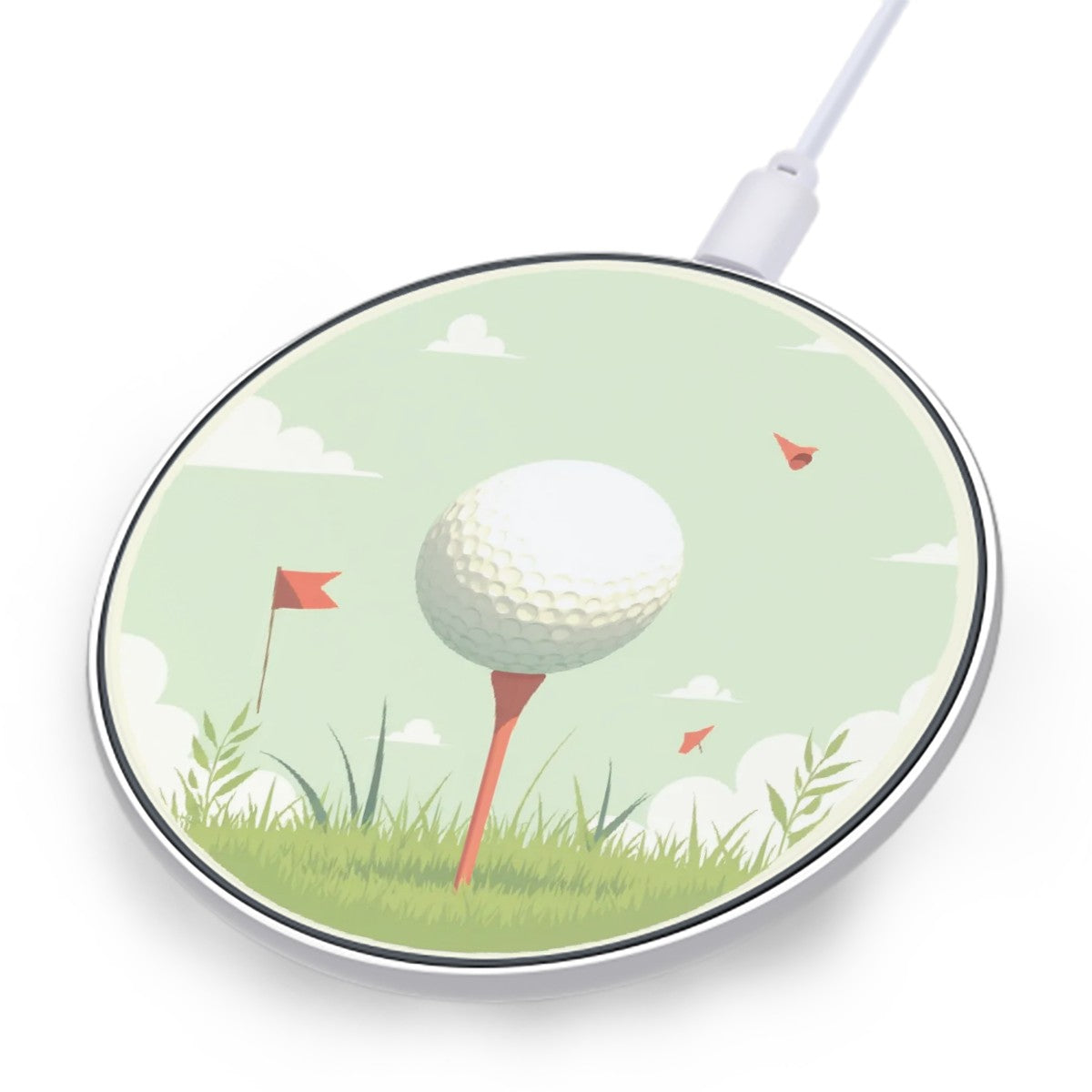Wireless Charger - Golf Wireless Charging Pad for Effortless Charging - Magnolia Wild SC