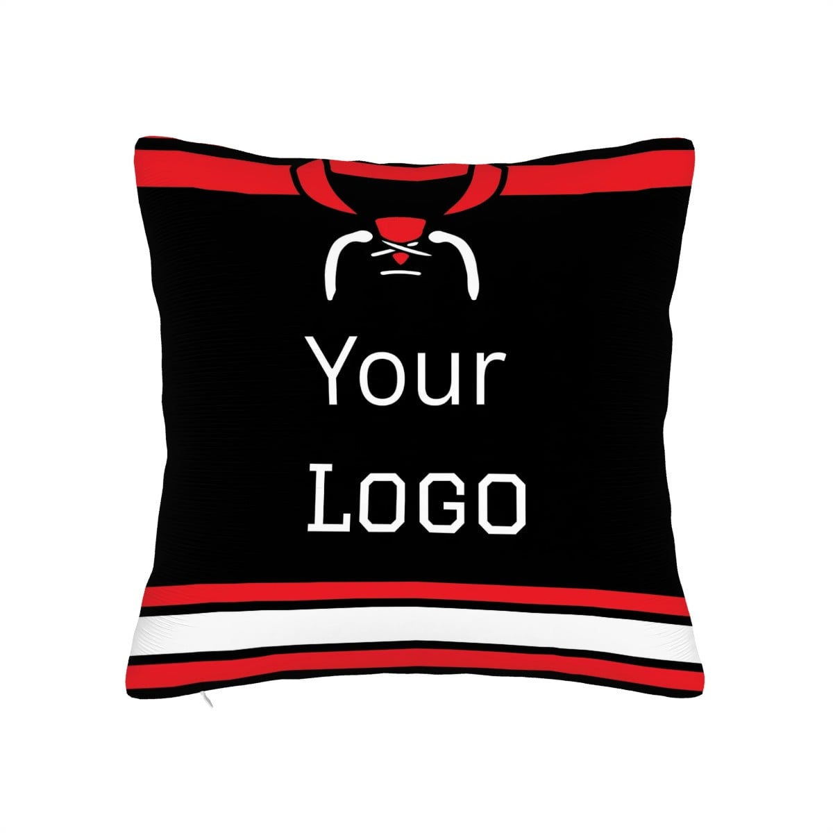 Custom Hockey Jersey Pillow — Personalized Team Logo, Player Name & Number - Magnolia Wild SC