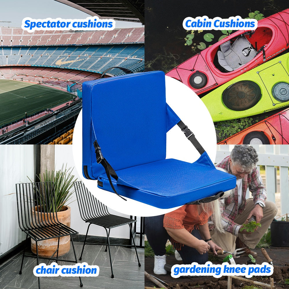 Outdoor Portable Folding Seat Cushion For Stadium Seating - Magnolia Wild SC
