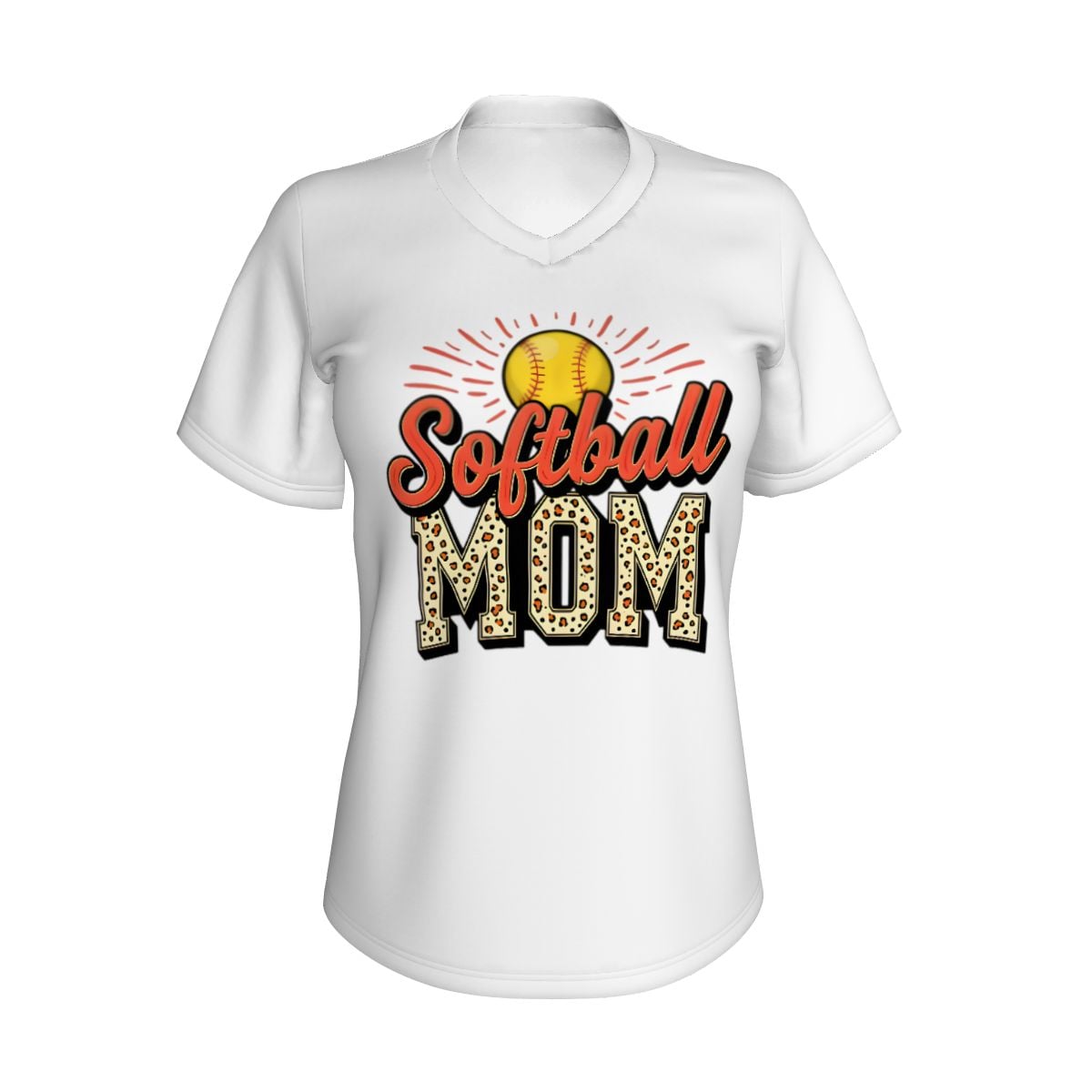 Softball Women's V-Neck Short-Sleeve T-Shirt - Magnolia Wild SC
