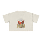 Golf Mom Cheetah Print Women's Crop Tee - Magnolia Wild SC