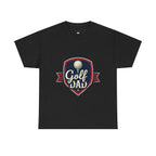 Retro Badge Style: The Vintage Golf Dad Shield Tee