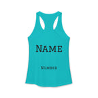 Volleyball Mom Racerback Tank – Personalized Name & Number Option | Lightweight Women’s Volleyball Tank Top - Magnolia Wild SC