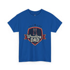 Retro Badge Style: The Vintage Wrestling Dad Shield Tee - Magnolia Wild SC