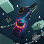 Neon Laser Hockey Puck Impact-Resistant Phone Case - Magnolia Wild SC